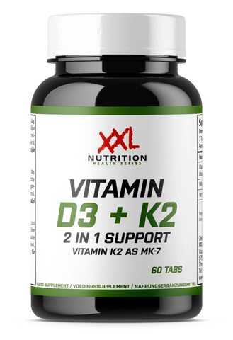 Elevate your health with Vitamin D3 + K2 by XXL Nutrition in Aruba, Bonaire, Curacao, and Sint Maarten. 
